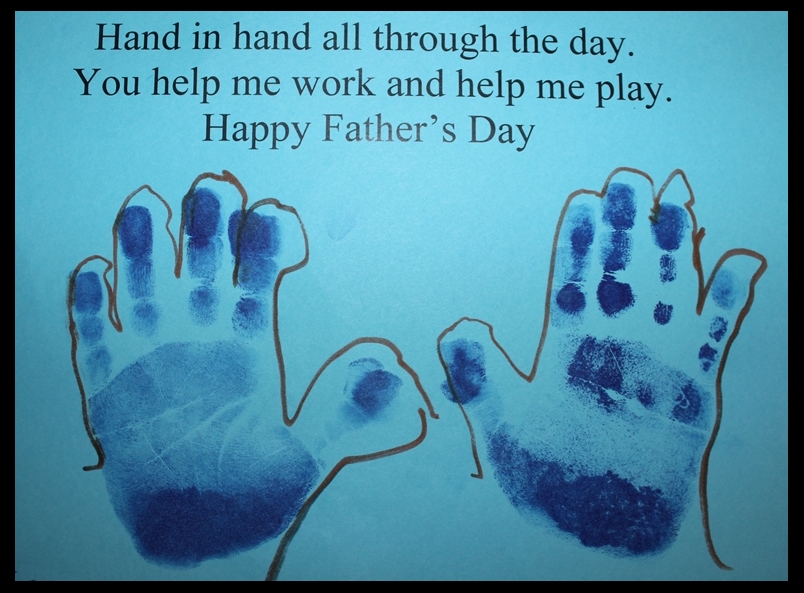 Handprint Fathers Day